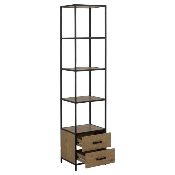 Słupek z szufladami Seaford naturalny - ACTONA